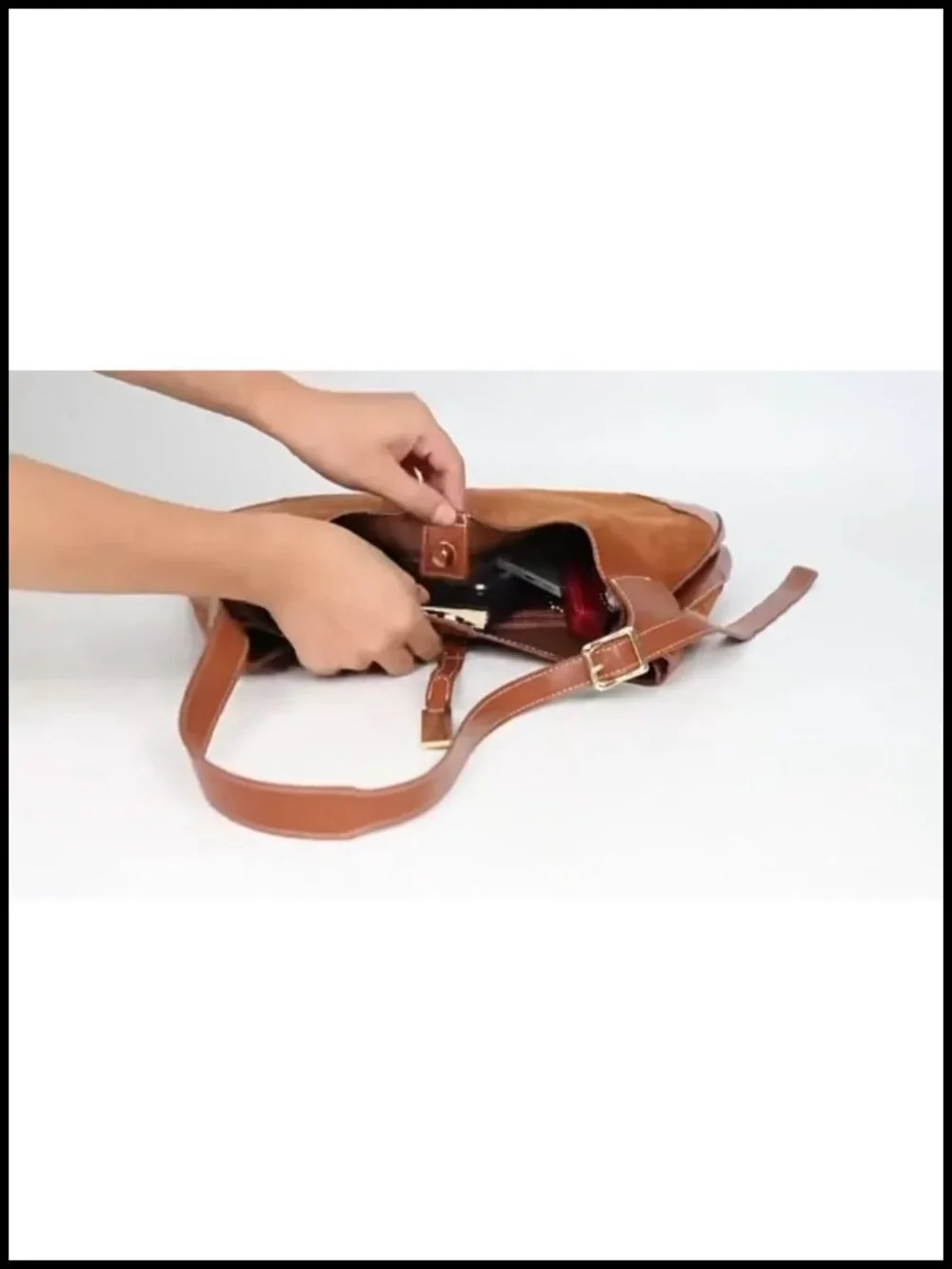 Suede & Split Leather Hobo Shoulder Bag Large Capacity Tote